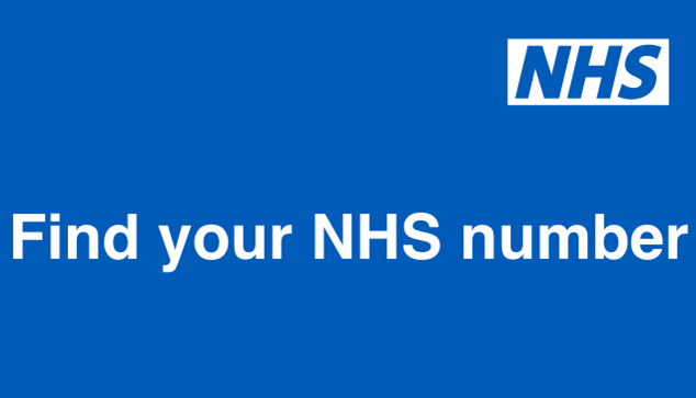 Find your NHS number